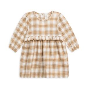 Colored Organics Sydney flannel long sleeve dress